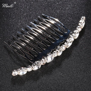 Bridal Clear Rhinestone Hairpins Wedding Hair Jewelry Accessories