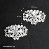Crystal Wedding Shoe Clips Flowers Bridal Shoe Accessories