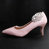Crystal Wedding Shoe Clips Flowers Bridal Shoe Accessories