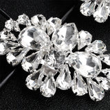Crystal Wedding Shoe Clips Flowers Bridal Shoe Accessories