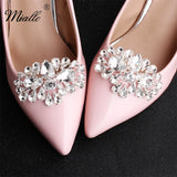 Crystal Wedding Shoe Clips Flowers Bridal Shoe Accessories
