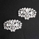 Crystal Wedding Shoe Clips Flowers Bridal Shoe Accessories