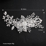 Crystal Wedding Hair Comb Bridal Hair Jewelry Ornaments Hair Clips
