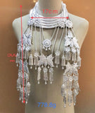 Miao Butterfly Five-Layer Collar Necklace