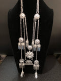 Miao 3-Layer Collar 2 Square Necklace Hmong Performance Jewelry