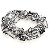 Miasol 1M Antique Silver Zinc Alloy Chain for DIY Jewelry Making