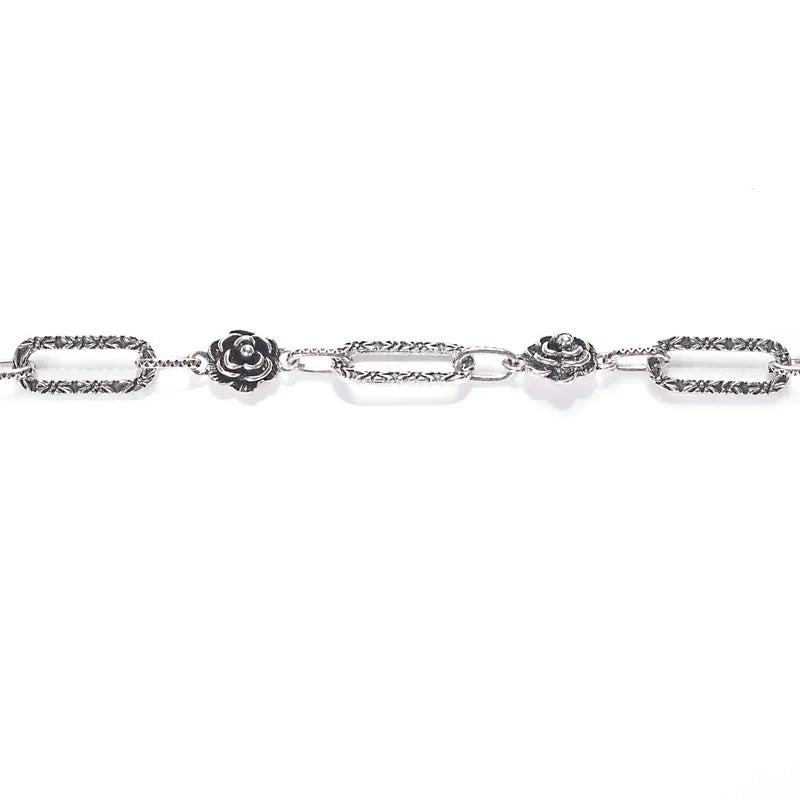 Miasol 1M Antique Silver Zinc Alloy Chain for DIY Jewelry Making