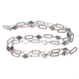 Miasol 1M Antique Silver Zinc Alloy Chain for DIY Jewelry Making