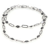 Miasol 1M Antique Silver Zinc Alloy Chain for DIY Jewelry Making