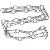Miasol 1M Antique Silver Zinc Alloy Chain for DIY Jewelry Making