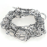 Miasol 1M Antique Silver Zinc Alloy Chain for DIY Jewelry Making