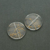 Miasol 10 Pcs 6x32MM Acrylic Antique Charm Beads For Jewelry Making