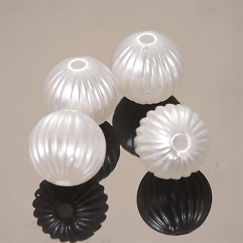Miasol 100 Pcs 10mm Acrylic Vintage Ethnic Spacer Beads For Jewelry Making