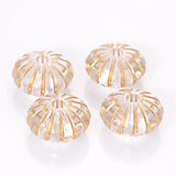 Miasol 100 Pcs Acrylic Stripe Disc Shape Beads for DIY Bracelet Making