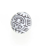 Miasol 15 Pcs 18 MM Fluted Corrugated Stripe Acrylic Antique Spacer Beads