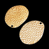 Miasol 2 Pcs Oval Charms Pendants for DIY Jewelry Making