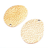 Miasol 2 Pcs Oval Charms Pendants for DIY Jewelry Making