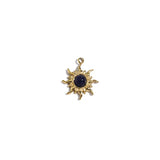 Miasol 2Pcs Sun Charms With Natural Stone Diy Jewelry