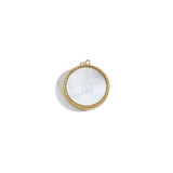 Golden Stainless Steel Minimalist Charms with Shell