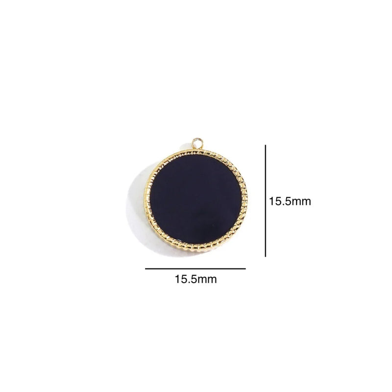 Golden Stainless Steel Minimalist Charms with Shell