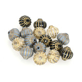 Miasol Plating Acrylic Round Lantern Spacers Beads DIY Jewelry Making Charms