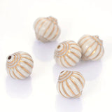 Miasol Plating Acrylic Round Lantern Spacers Beads DIY Jewelry Making Charms