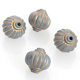 Miasol Plating Acrylic Round Lantern Spacers Beads DIY Jewelry Making Charms