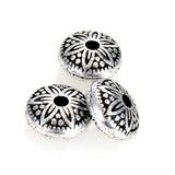 Miasol 40 Pcs Vintage Acrylic Disc Spacers Charms Beads