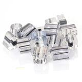 Miasol 50g Glass Stripe Lampwork Spacers Beads - 5 Colors DIY Jewelry Making