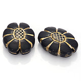 50 Pcs Vintage Acrylic Sun Flower Spacers Charm Beads for Jewelry Making