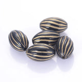Miasol 500 Pcs 9x15mm Acrylic Twist Spacers Beads for DIY Jewelry Making