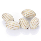 Miasol 500 Pcs 9x15mm Acrylic Twist Spacers Beads for DIY Jewelry Making