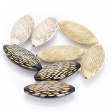 Miasol Antique Beads 50Pcs 27x12x6.5 MM For Women Diy Bracelet Jewelry