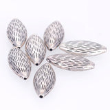 Miasol Antique Beads 50Pcs 27x12x6.5 MM For Women Diy Bracelet Jewelry