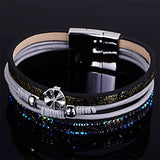 Miasol PU Leather Charm Bracelet Christmas B1576