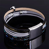 Miasol PU Leather Charm Bracelet Christmas B1576