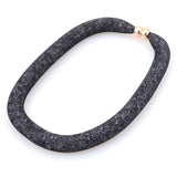 Miasol Resin Crystal Statement Necklace