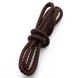 2m 3/4/5/6mm Round Leather Cord for Bracelet Making