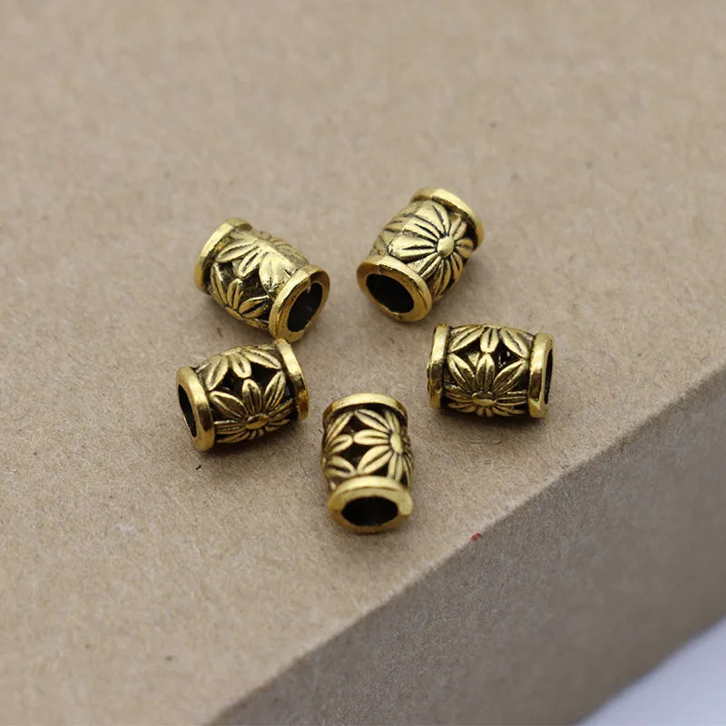 50pcs Spacer Loose Charm Beads for DIY Jewelry Making