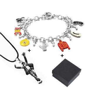 Michael Jackson Bracelet & Necklace Set - Fans Memorial Collection