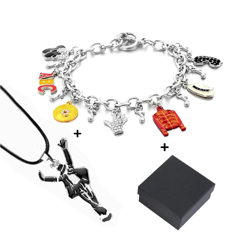 Michael Jackson Bracelet & Necklace Set - Fans Memorial Collection