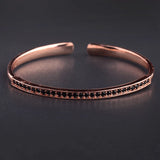 Zircon Copper Bracelet Cuff For Women Girls