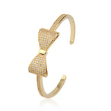 CZ Bowknot Bracelet for Women Wedding Jewelry