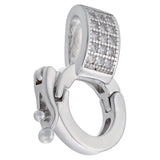 Micro Pave CZ Safety Lock Clasp Hooks for Jewelry Making