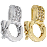 Micro Pave CZ Safety Lock Clasp Hooks for Jewelry Making