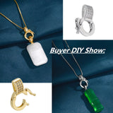 Micro Pave CZ Safety Lock Clasp Hooks for Jewelry Making