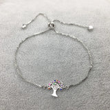 Micro Pave Evil Eye Hamsa Charms Bracelet for Women