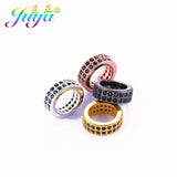 10mm Round Spacer Charms Metal Beads for Jewelry Making