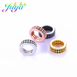 10mm Round Spacer Charms Metal Beads for Jewelry Making
