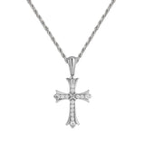 Micro Diamond Cross Necklace Necklace for Men and Women